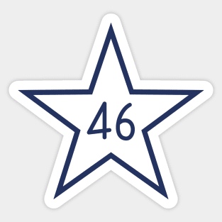 The Oklahoma 46 Sticker